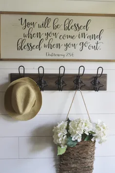 Foyer Farmhouse Reveal - Beauty For Ashes