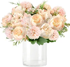 Whonline 3 عدد گل مصنوعی گل ابریشم ابریشم مصنوعی گل دسته گل کاملیا برای دسته گل عروسی تکه های گل تزیینات گل