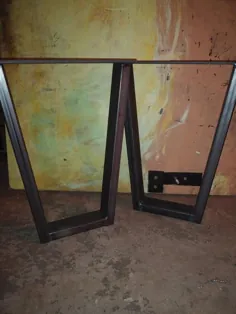 پایه میز فلزی مخروطی.  صنعتی |  اتسی