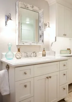 آینه های حمام تزئینی به سبک ساحلی و دریایی |  خرید نگاه کنید