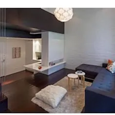 منهتن micro-loft specht Architects salas de estar modernas |  احترام گذاشتن