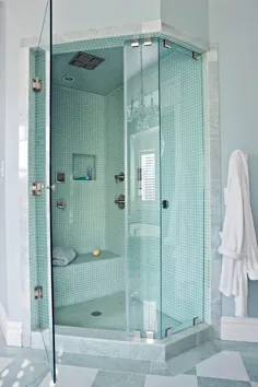 8 ایده دوش حمام کوچک که با لوکس بودن در فضای تنگ متناسب است