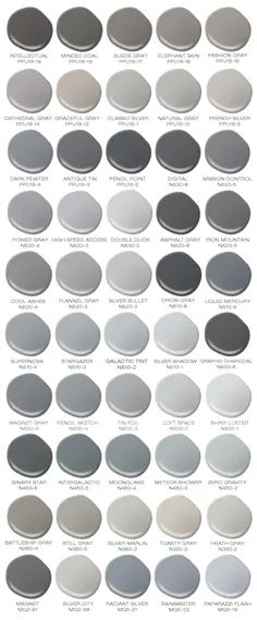 BEHR’s 50 Shades of Grey |  رنگارنگ ، وبلاگ BEHR
