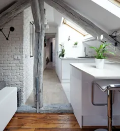 سقف شیبدار آشپزخانه - 50 ایده برای طراحی آشپزخانه چشم نواز
