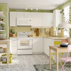 آشپزخانه گوشه ای KNOXHULT - سفید - IKEA
