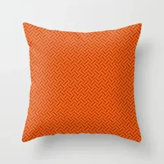 له نارنجی |  شماره 15 Throw Pillow توسط studio38103
