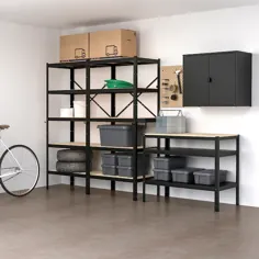 BROR واحد ذخیره سازی w / کابینت + میز کار - IKEA