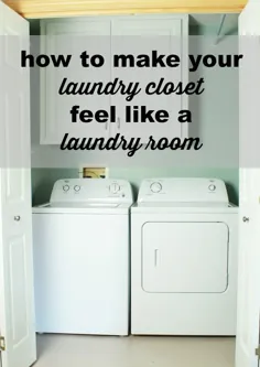 چگونه می توان کمد لباسشویی خود را مانند اتاق خشکشویی احساس کرد |  اتاق نسیم من