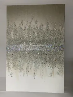 CHAMPAGNE Z Gallerie Inspired Glitter Wall Art Acrylic |  اتسی