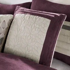 صفحه اصلی Essence Dakota 7-Piece Microsuede Comforter، Purple، Queen - Walmart.com