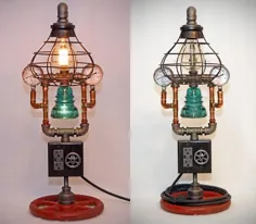 27 لامپ لوله صنعتی Steampunk: شیشه دیمر |  اتسی