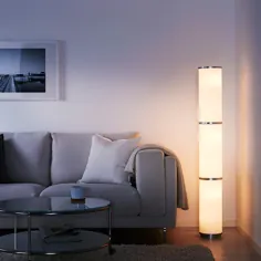 چراغ طبقه VIDJA با لامپ LED ، سفید - IKEA