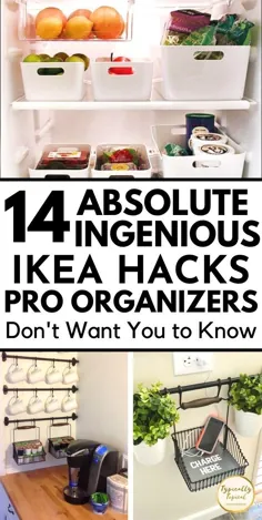 14 هک Genius IKEA تا در نهایت مانند یک حرفه ای سازماندهی شوید |  به طور معمول موضعی