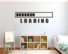 کنترل کننده بارگیری Wall Decal Loading Controller عکس های دیواری دیوار بازی |  اتسی