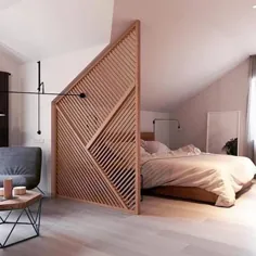 چگونه می توان یک آپارتمان کوچک استودیویی را بدون ایجاد دیوار تقسیم کرد