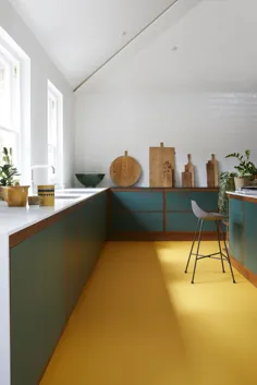 این ایده های رنگی آشپزخانه دو رنگ باعث می شود که به چندین برس رنگ برسید |  Hunker