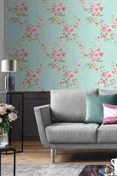 Canterbury Floral Wallpaper توسط Catherine Lansfield از فروشگاه اینترنتی Next UK خریداری کنید