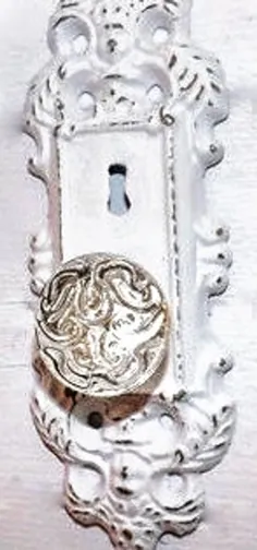 تزیین دیواری صفحه کلید سوراخ کلید دستگیره درب ویکتوریا / |  اتسی