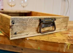 سینی غذای پالت چوبی DIY - DIY برای سر انگشتان