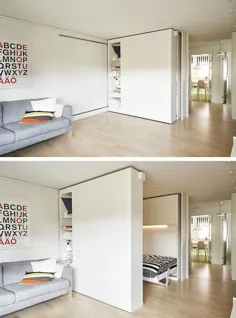 با دیوارهای کشویی Ikea ، فضاهای کوچک را به خانه های دنج تبدیل کنید!