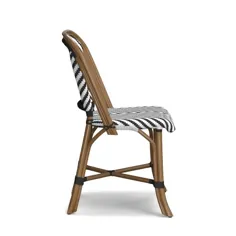 صندلی کناری بافته شده بیسترو پاریسی