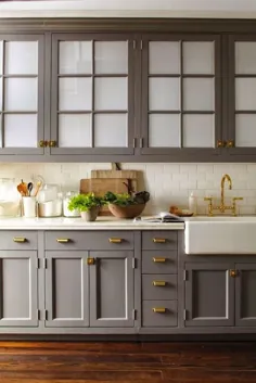 15 آشپزخانه خیره کننده خاکستری