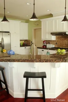 کابینت های آشپزخانه چوبی به رنگ سفید
