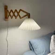 چراغ قیچی چوب راش با طراحی جدید دانمارکی |  اتسی