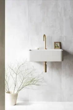 طراحی حمام ذن مینیمالیستی توسط واترمارک بروکلین