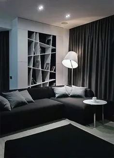 75 ایده برتر اتاق نشیمن خاکستری - خانه و طراحی داخلی