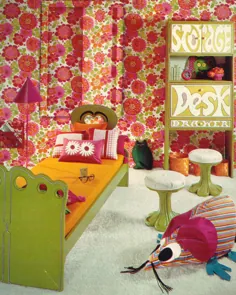 اتاق های خواب روشن و رنگارنگ دهه 70 و دارای مبلمان درکسل
