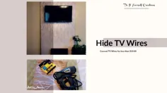 راه حل ساده برای پنهان کردن سیم های تلویزیون کمتر از 10 دلار- AhselAnne