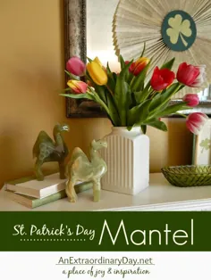 تزئین مانتو برای روز سنت پاتریک با صفحات کتاب