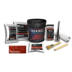 Rust-Oleum EpoxyShield 240 اونس.  Grey High-Gloss 2.5 Garage Floor Kit-365187 - انبار خانه