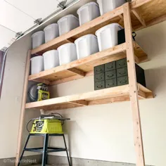 نحوه ساخت قفسه های ذخیره سازی آسان DIY - themartinnest.com