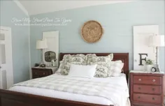 یک اتاق خواب دراب یک لیفت صورت به سبک کشور را دریافت می کند
