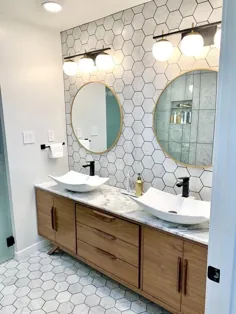 کابینت دستشویی حمام سبک 6 سانتی متری در گردو - پایه پایه زاویه دار - ارسال رایگان!
