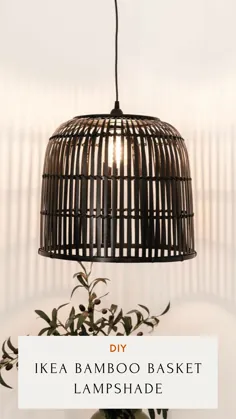 DIY Ikea Hacks Basket Lamp Shade DIY Basket Lamps Langing