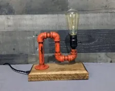 لامپ صنعتی / لامپ ادیسون / لامپ لوله / Steampunk / |  اتسی