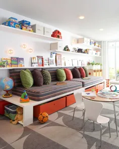 جاسمین لام در اینستاگرام: «این اتاق بازی برای انتقال از اتاق کودک به فضای پاتوق یک نوجوان طراحی شده است.  ما از بسترهای روتاریducducnyc استفاده کردیم که می توانند استفاده شوند ... "