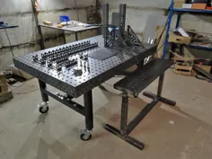Plans Welding Bench Table Fixture Jig DXF File 1500 mm x 1000mm |  اتسی