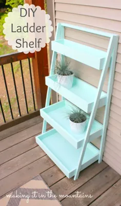 قفسه نردبان DIY - ساخت آن در کوهستان