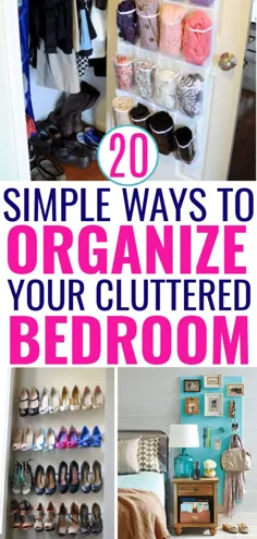 20 روش ساده برای نظم دادن به اتاق خواب نامرتب