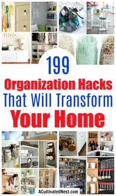 199 هک سازمانی که خانه شما را دگرگون می کند