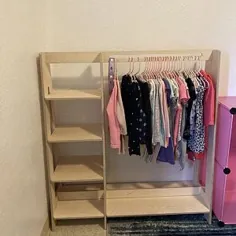 کمد لباس کودکان، قفسه های چوبی قفسه های چوبی قفسه های چوبی قفسه های چوبی قفسه های لباس چوبی لباس فروش صفحه نمایش فروشنده ذخیره سازی کمد لباس کودکان