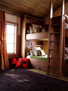 طراحی اتاق خواب برای بچه ها که برای چشم هایشان رفتار فوق العاده ای است