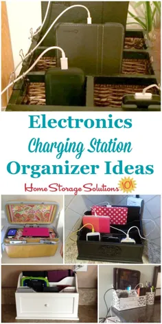 ایده های شارژ ایستگاه شارژ برای تلفن ها و سایر لوازم الکترونیکی