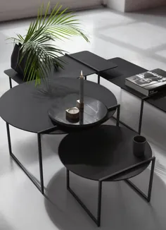 schwarze Couchtische |  Wohnzimmer Möbel |  طراح مبل