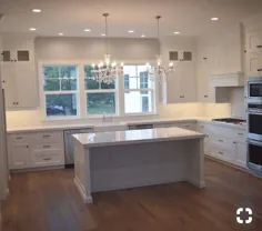 آشپزخانه سفید زیبا