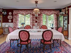 15 اتاق ناهار خوری باشکوه ویکتوریایی که از رنگ و تجسم پرتوی می کنند